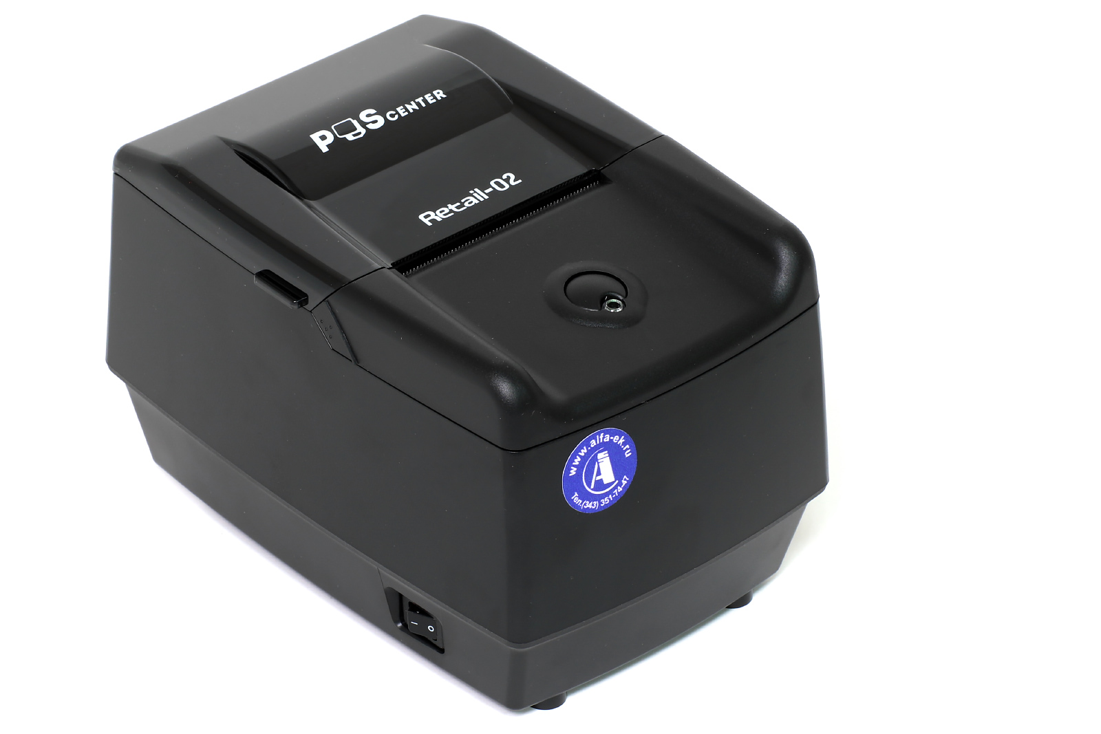 Фискальный регистратор РИТЕЙЛ-02Ф, без ФН, черный, LAN/USB/Wi-Fi, с разъёмом под ДЯ, без автоотрезчика