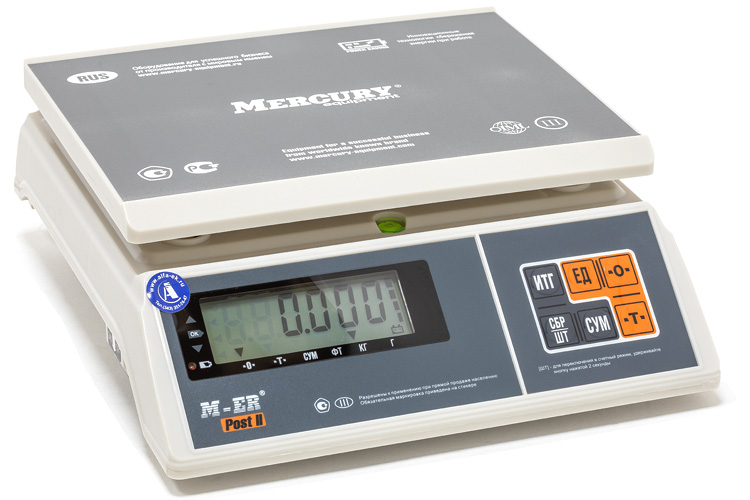 Весы торговые M-ER 326AFU-32.1 LCD USB-COM